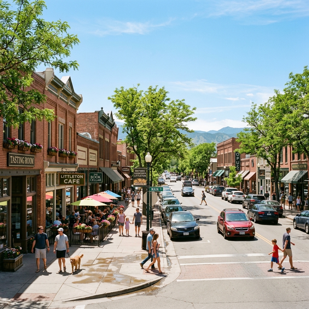Downtown Littleton Colorado Main Street